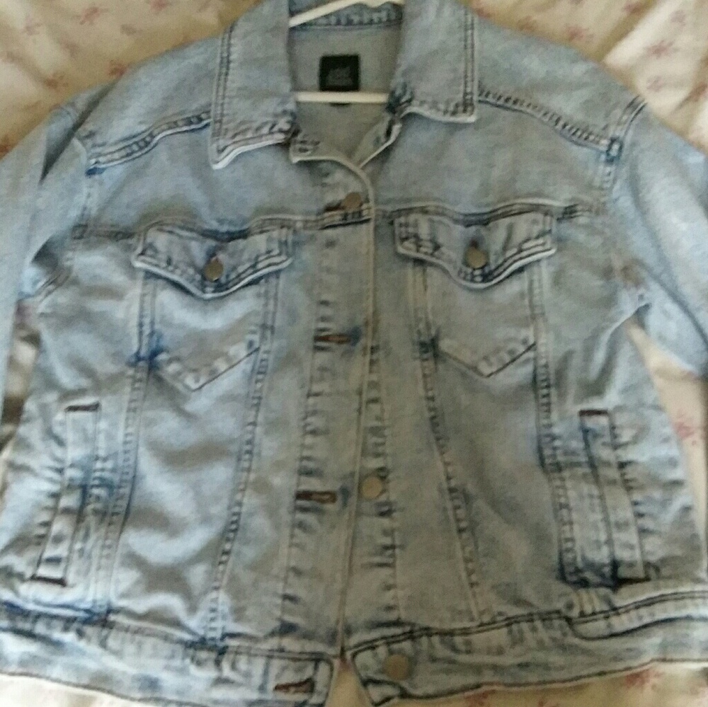 Acid Washed Jean Jacket~ Wild Fable